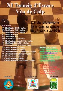 torneo ajedrez en calpe