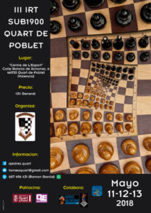 cartel torneo ajedrez Quart