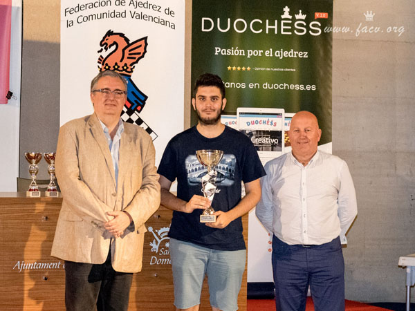 Pablo Cruz ganador open ajedrez