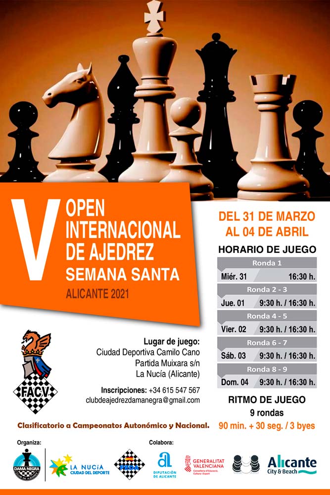 cartel torneo de ajedrez