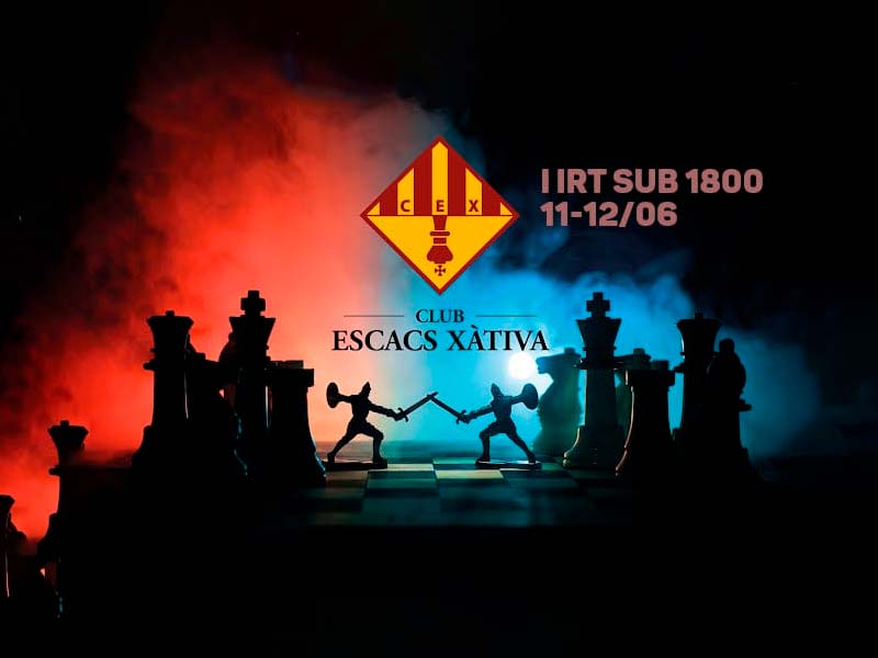 Cartel torneo ajedrez Xàtiva