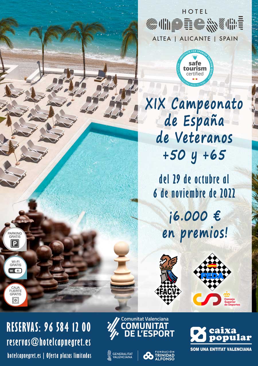 Cartel campeonato España ajedrez