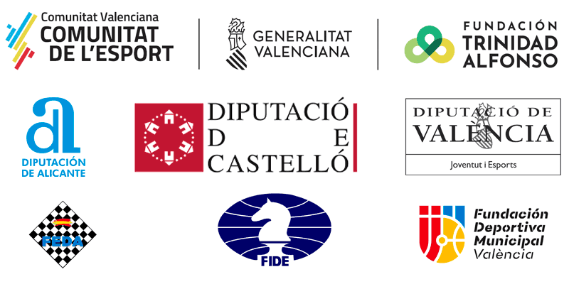 logos colaboradores torneos ajedrez Comunidad Valenciana España