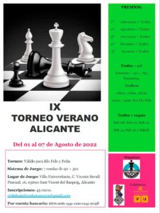 IX Open Verano Alicante @ Villa Universitaria